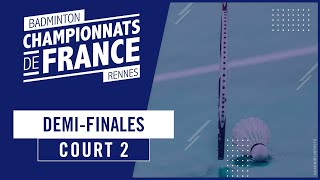 Championnats de France 2023  Demifinales – Court 2 [upl. by Sices]