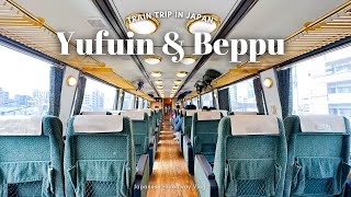 Traveling on Kyushu Japans super costeffective Sightseeing Train Yufuin no Mori Yufuin  Beppu [upl. by Suitangi]