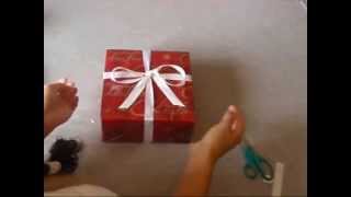 How to Tie a Bow on a Gift [upl. by Anitap]