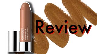 Clinique Chubby Stick Sculpting Contour Stick Try on and Review [upl. by Ecnadnak305]