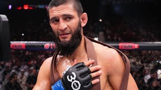 Khamzat Chimaev tore hand ligament in UFC 294 victory [upl. by Osber]