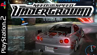 NEED FOR SPEED UNDERGROUND 1  EM FIM O SKYLINE 5 [upl. by Ditter]