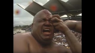 WWC Carlos Colón vs Abdullah The Butcher  Vengeance Match 1986 [upl. by Eimorej491]