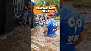 🌊 Spartan Race China  Dunk Wall [upl. by Caresse]