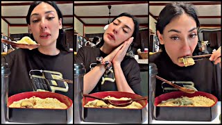 Zarina Anjoulie  Cheat Day Meal Spaghetti Masak Lemak [upl. by Enyrb]