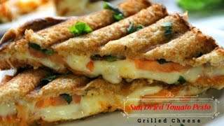 Tomato Pesto Grilled Cheese  The Ultimate Sandwich [upl. by Jelks]