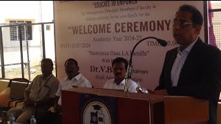 ALADI ARUNA LIBERAL ARTS amp SCIENCE COLLEGE WELCOME CEREMONY [upl. by Spieler]