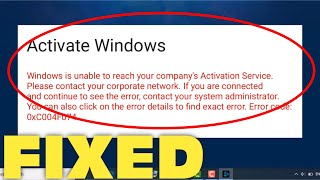 How To Fix Error Code 0xC004F074 In Windows 10 Pro Activation Error  Fix Windows 10 Activation [upl. by Anitsrhc]