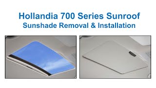 Hollandia 700 Series Sunshade Removal amp Installation [upl. by Alina]