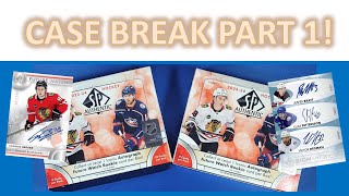 FUN CASE BREAK Part 1 202324 Upper Deck SP Authentic Hockey [upl. by Acinorrev]