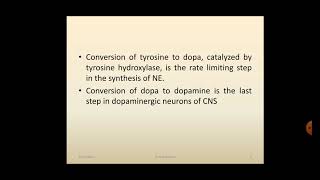 Sympathomimetic Drugs1  synthesis of catecholamines Receptors [upl. by Ellerrehc]