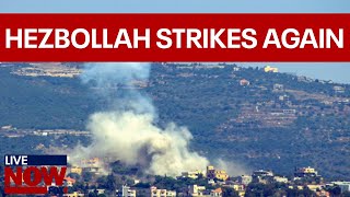 Hezbollah attacks 160 missiles launched into Israel  LiveNOW from FOX [upl. by Shewmaker]