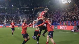 Abel Bretones Goal Osasuna Vs Barcelona 41 All Goals Analysis amp Highlights Result [upl. by Feodor]