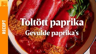 Toltött paprika gevulde paprikas [upl. by Inilahs]