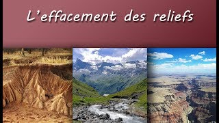 Cours TS  Leffacement des reliefs [upl. by Dj]