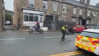 Police man takes on menacing bikers and Quad bikers [upl. by Anidan]