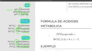 ALTERACIONES ACIDO BASE METABOLICA COMO PRIMARIO [upl. by Acilef53]