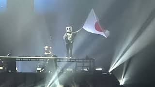 Marshmello At Japan Tour 2023 DAY 3 masku Remake [upl. by Stichter]