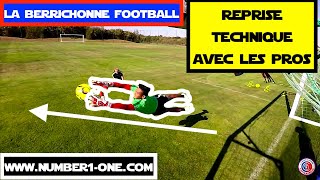 Spécifique Gardien de But REPRISE TECHNIQUE ET CORRECTIFS GOALKEEPER La Berrichonne Châteauroux [upl. by Yezdnil]