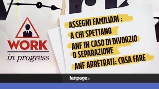 Assegni familiari tutto sulla normativa degli ANF [upl. by Burra758]