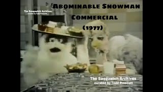 Abominable Snowman Commercial 1977 [upl. by Leumek]