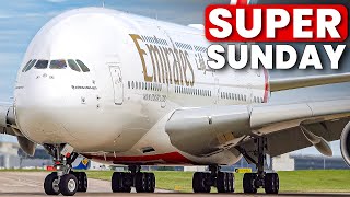 ✈️ Manchester Airport LIVE 🔴 Super Sunday RETURNS [upl. by Alli368]