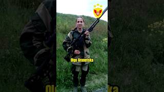 OLGA GRANETSKA THE UKRAINIAN SNIPER WHO FOUGHT IN DONBASS shorts [upl. by Shirl436]