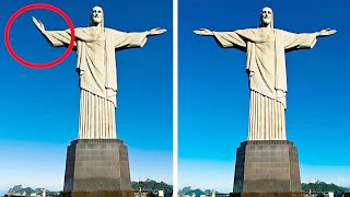 15 Statues of Jesus Christ Caught Moving On Camera [upl. by Sharyl705]