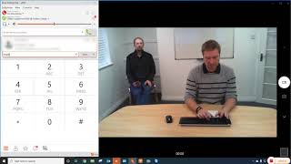 How To Receive a Call and Conference Someone in Using Bria Desktop [upl. by Valdas]