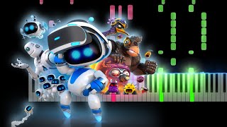 Astro Bot Boss Theme Piano Tutorial [upl. by Marentic]