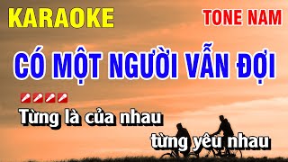 Karaoke Có Một Người Vẫn Đợi Tone Nam Nhạc Sống Dễ Hát  Nguyễn Linh [upl. by Lezah699]