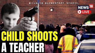 Six Year Old Boy Shoots Teacher In Virginia School  Police Shooting Not Accidental English News [upl. by Acirederf]