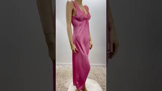 Coming soon Sweet vintage long nightgown Pink soft nylon In my eBay store [upl. by Everrs788]