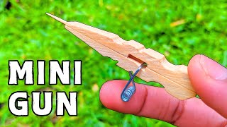 The Mini Clothespin Pocket Pistol  Mini Stick Gun [upl. by Janaya]