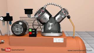 How does an Air Compressor work Compressor Types  Tutorial Pneumatics [upl. by Greenland]