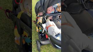 Test the Icandy Orange stroller with Twins stroller strollerhack baby [upl. by Gombach99]