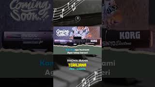 TERAJANA  Karaoke Nada Wanita RHOMA IRAMA teaser dangdutkaraoke karaokezone [upl. by Marlo744]