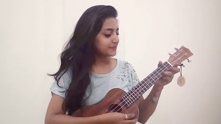 Dil Diya Gallan song cover by Aishwarya Gupta in ukulele [upl. by Wyndham]