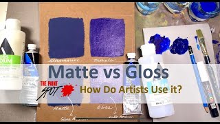 How Do Artists Use Matte vs Gloss [upl. by Goldenberg]