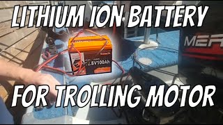 12v 100ah Lithium Battery for Trolling Motor  LiPuls LiFePO4 vs SLA Everstart Maxx Charging [upl. by Googins]