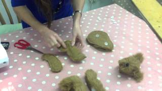 How to use traditional joints on a teddy bear or toy  wwwcuddlecrewpatternscom [upl. by Jochebed]