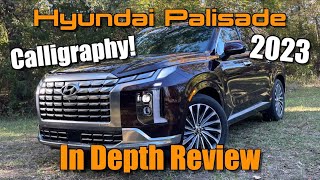 2023 Hyundai Palisade Calligraphy AWD Start Up Test Drive amp In Depth Review [upl. by Eilsek]