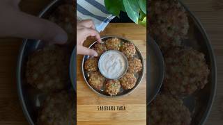 Sabudana vada recipe  Quick and easy snack recipevideo [upl. by Eceinal]