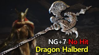 Elden Ring  Malenia NG7 vs Dragon Halberd No Hit eldenring gaming [upl. by Lechar]