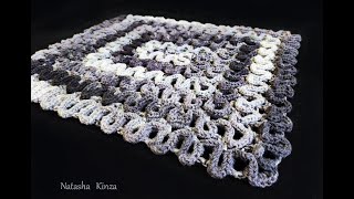 КОВРИК КРЮЧКОМ ЗА 3 ЧАСА knitted carpetgestrickter Teppich [upl. by Baillieu147]