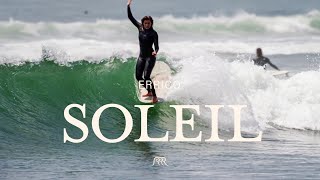 Soleil Errico  Longboard Surfing at Malibu First Point California [upl. by Narbig553]