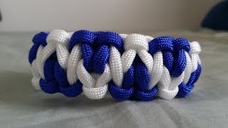 How to make Solomons Mountain Paracord Bracelet by GianOneil [upl. by Fries]