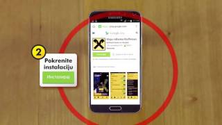 Raiffeisen mBanking tutorial 1  Instalacija aplikacije [upl. by Ssyla]