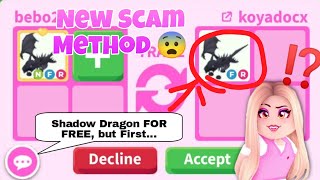 ⭐🌈 ⚡ II NEW ADOPT ME SCAM❗❗ 🐬Watch out for this new scam 😨  🍉🌴⚡ [upl. by Swithbert616]