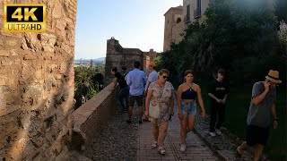 Alcazaba Malaga Spain 4K  Alcazaba Walking Tour  🅼🅰🅻🅰🅶🅰 Travel Guide  Alcazaba online [upl. by Niotna]